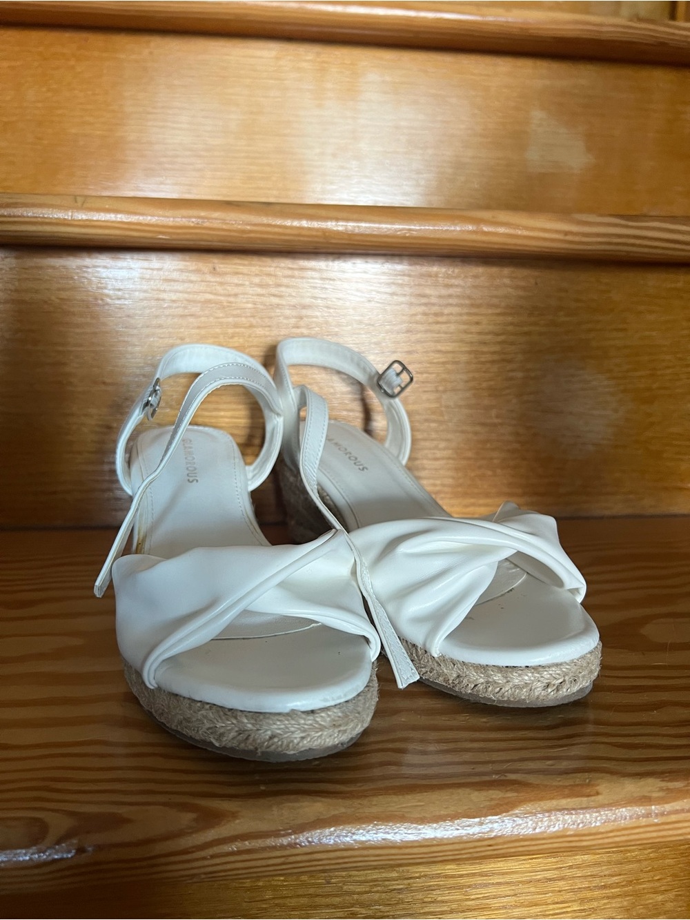 Faux Leather Wedges